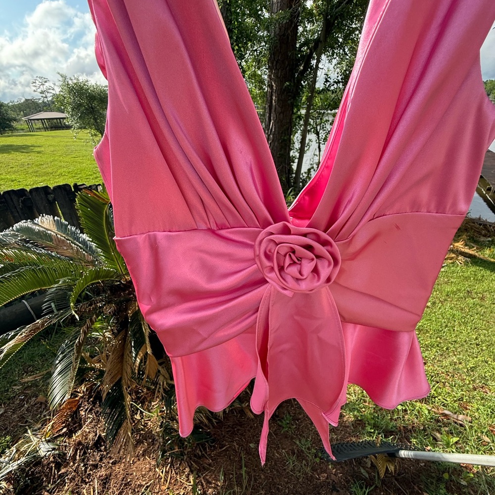 Cache Pink Skirt Set with Vibrant Hue